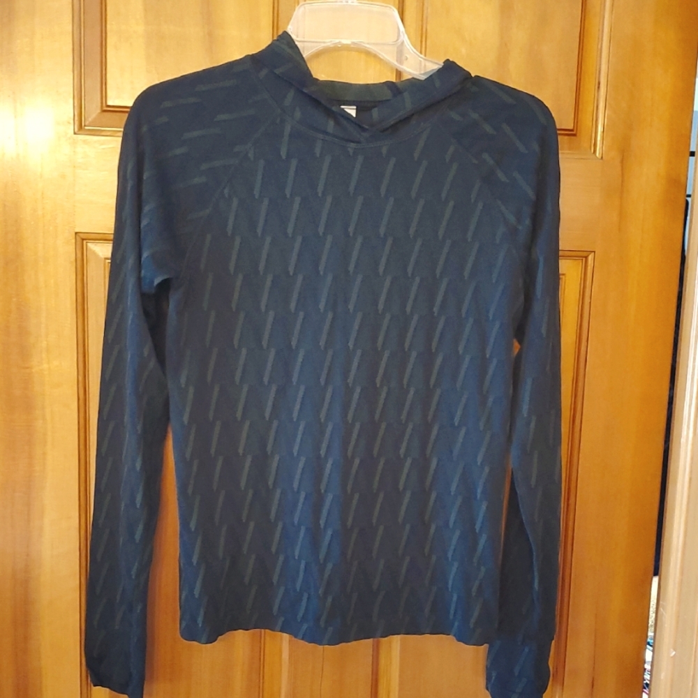 Athleta Womans Legend Momentum Seamless Hoodie In Black Size Small - Picture 2 of 7